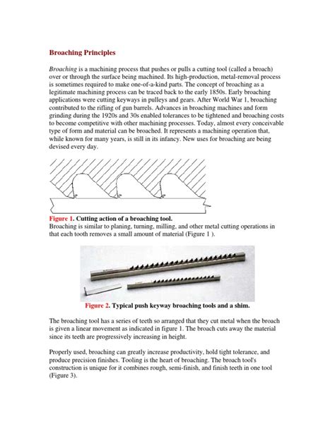 Broaching Principles.pdf | Machining | Machines