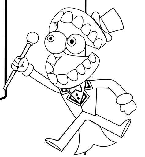 The Amazing Digital Circus Coloring Pages Free Printable | Porn Sex Picture