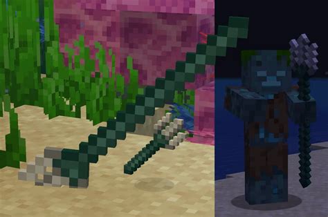 Sprite Trident | Bedrock Port 1.20.2/1.20.1/1.20/1.19.2/1.19.1/1.19/1.18/1.17.1/Forge/Fabric ...