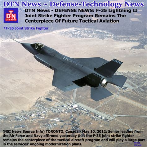 Pictures of The Day: DTN News - DEFENSE NEWS: F-35 Lightning II Joint ...