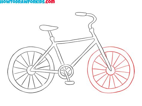 HOW TO DRAW CYCLE FOR KIDS, EASILY, STEP BY STEP CYCLE DRAWING FOR KIDS ...