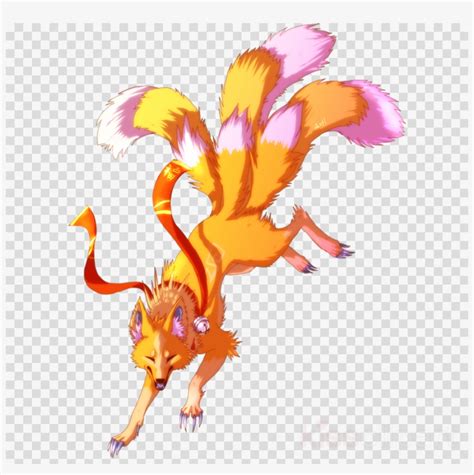 Kitsune Clipart Kumiho Red Fox Kitsune - Kitsune Transparent PNG ...