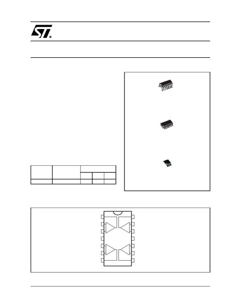 LM2902 datasheet(1/11 Pages) STMICROELECTRONICS | LOW POWER QUAD OPERATIONAL AMPLIFIER