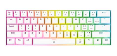 Teclado Redragon Dragonborn K630 Blanco Rgb Switch Brown Us | Compufanstore