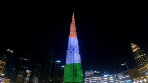 Burj Khalifa Displays Indian Flag On Independence Day – Dartjets