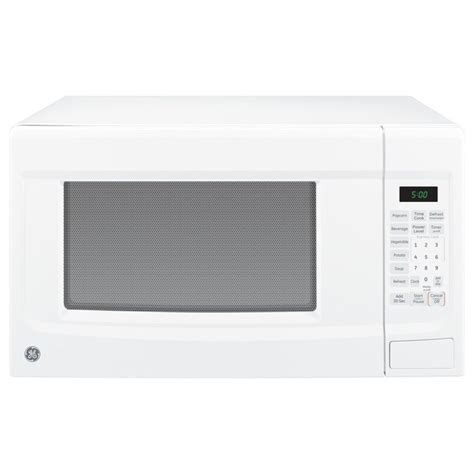 GE 1.4-cu ft 1100-Watt Countertop Microwave (White) in the Countertop Microwaves department at ...