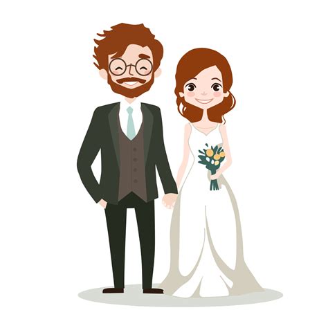 Wedding Cartoon Characters 21221502 PNG