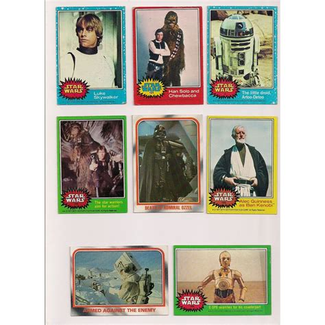 Lot of (350) Original Star Wars Trading Cards