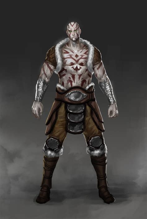 ArtStation - Ohreinn, the Goliath Barbarian, Hans Lim | Character art, Fantasy character design ...