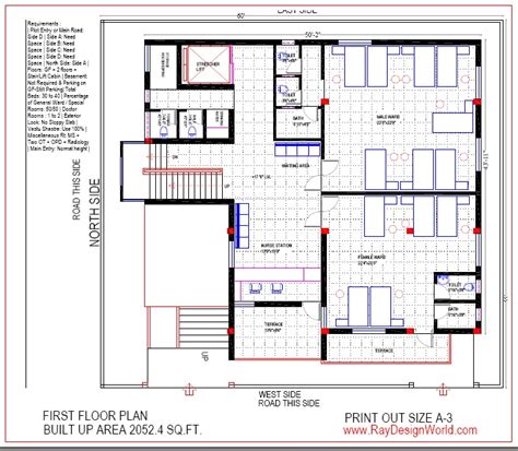 Best Hospital Design in 3300 square feet – 09 – Architect.Org.In