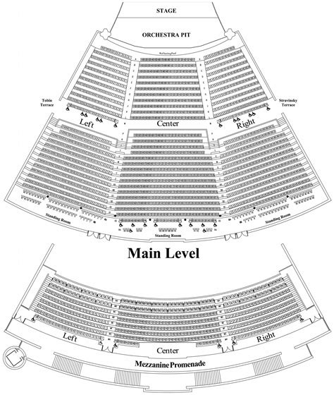 Seat Map | Santa Fe Opera