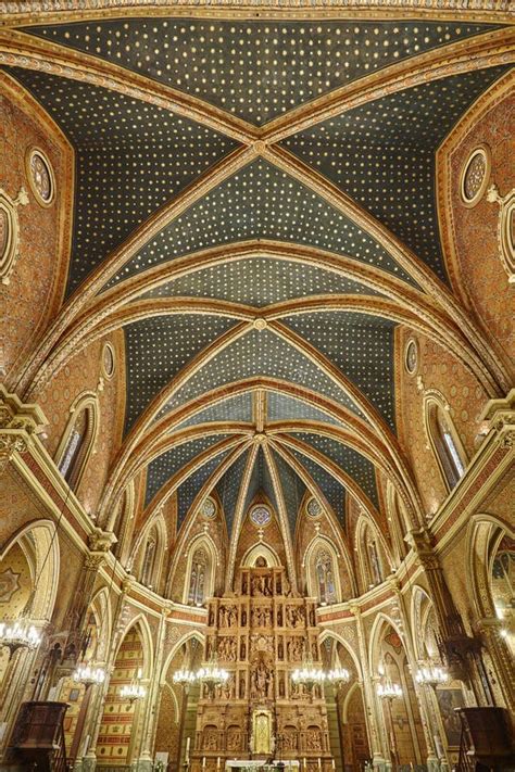 San Pedro Church Interior. Teruel Highlight Heritage Stock Image ...