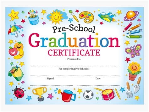 Preschool Graduation Certificate - Preschool Diploma Certificate regarding Certificate For Pre K ...