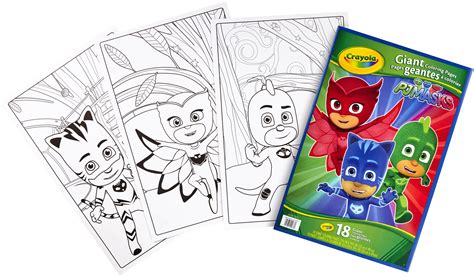 Crayola Giant Coloring Pages 12.75"X19.5"-Pj Masks | Walmart Canada