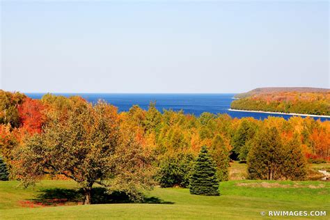 Framed Photo Print of ELLISON BAY DOOR COUNTY WISCONSIN FALL COLORS Print Picture Image Fine Art ...