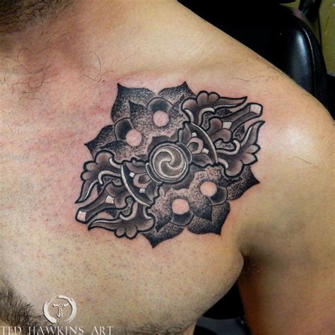 Vajra Mandala | Back tattoos for guys, Tattoos, Hand tattoos