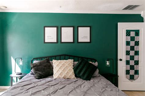 Slytherin-Inspired Bedroom - A Beautiful Mess