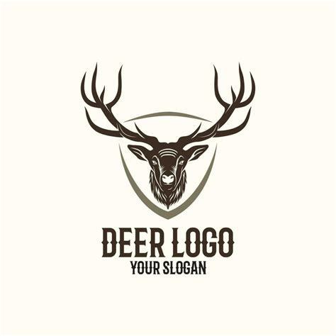 vector logo deer 36392477 Vector Art at Vecteezy