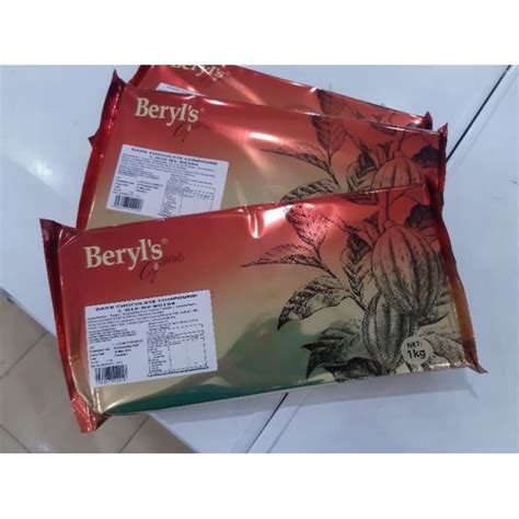 BERYL'S DARK CHOCOLATE COMPOUND 1kg | Lazada PH