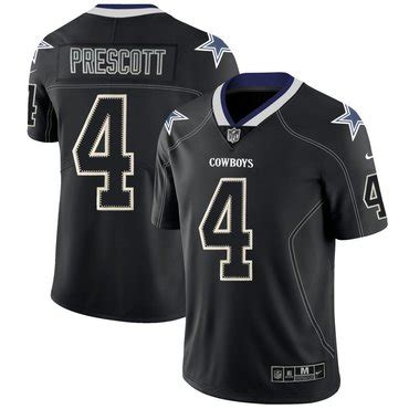 Nike Dallas Cowboys #21 Ezekiel Elliott Black Shadow Legend Limited ...