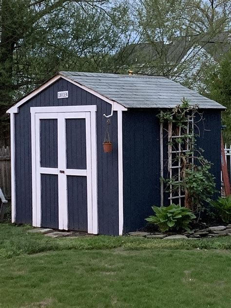 Painted Shed Transformation - The Honeycomb Home | Painted shed, Shed ...