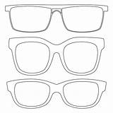 Sunglasses Coloring Page Template Sketch sketch template
