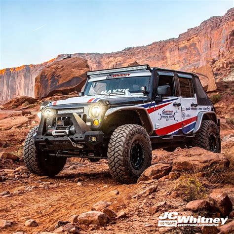 The JC Whitney jeep at last year's PowerStop #TrailToSEMA looking mighty fine! #TeamJCWhitney is ...