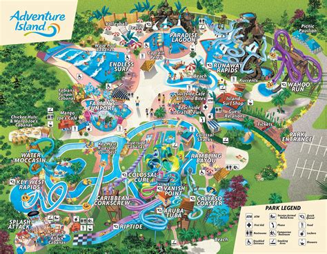 Universal Islands Of Adventure Map