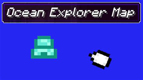 How to Get an Ocean Explorer Map in Minecraft (All Versions) - YouTube