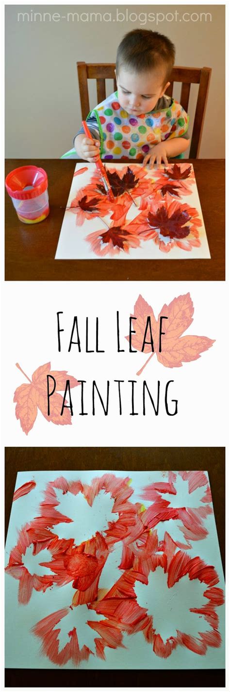 Minne-Mama: Fall Leaf Painting