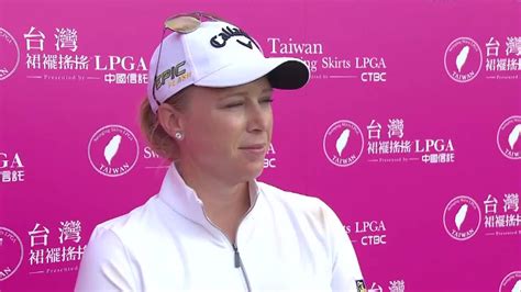 Morgan Pressel Talks Second Round 67 at the 2019 Taiwan Swinging Skirts ...