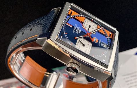 Tag Heuer Monaco Gulf Racing 50th Steve McQueen Special Edition | Lido ...