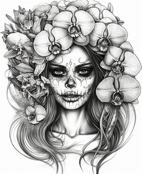 Premium AI Image | Day of the dead art