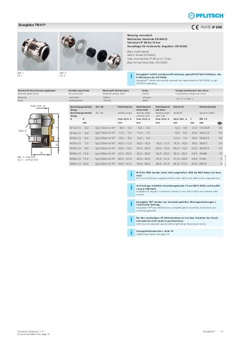 Pflitsch blueglobe Cable Gland Catalogue - Pflitsch Electromagnetic C…