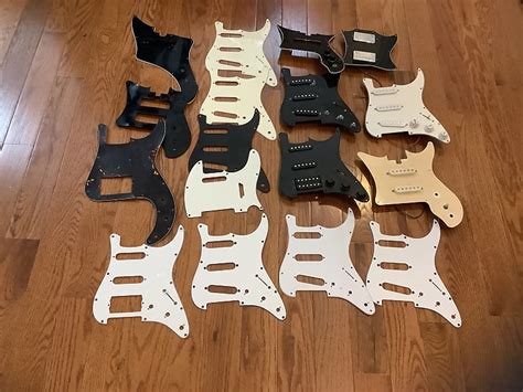 Electric guitar pickguards as is project | Reverb