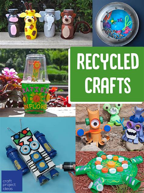 12 Recycled Crafts For Earth Day - Craft Project Ideas
