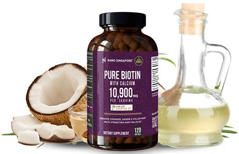 Best Hair and Skin Supplements | Pure Biotin with Keratin 10,900mcg - 120 CT – Nano Singapore Shop