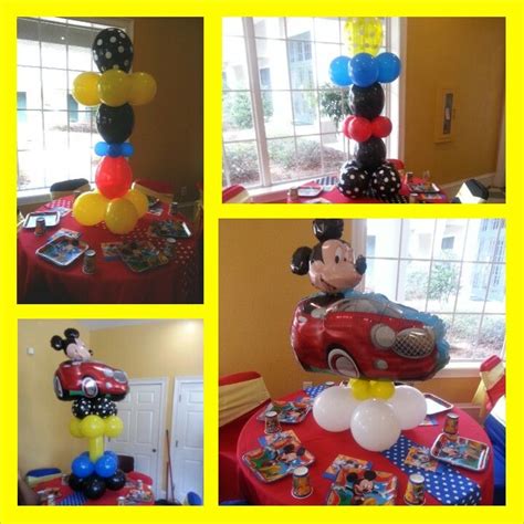 Mickey mouse balloon centerpieces | Mickey mouse balloons, Mickey mouse centerpieces, Balloon ...