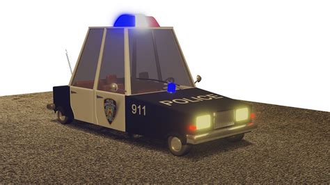 Police car model - TurboSquid 1425493