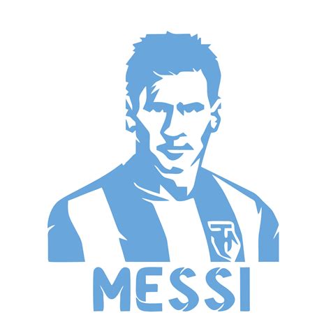 lionel messi silhouette vector design 23912207 Vector Art at Vecteezy