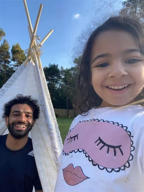 Mohamed Salah shares adorable pictures of himself and daughter. l - Malise