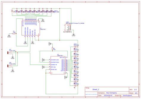 LM3915 VU meter - OSHWLab