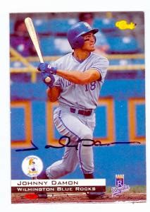 Johnny Damon autographed baseball card (Kansas City Royals) (67) 1994 ...