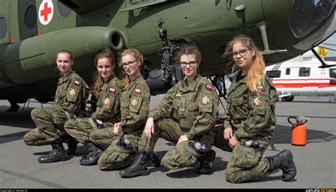 Poland - Army - Aviation Glamour - Military Personnel at Bydgoszcz ...