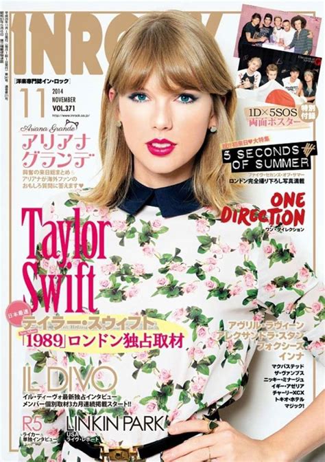 TAYLOR SWIFT on the Cover of InRock Japan Magazine, November 2014 Issue ...