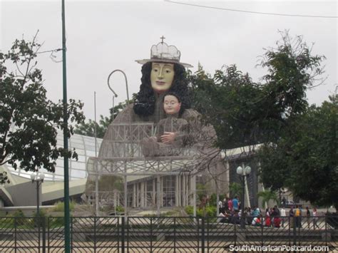 Divina Pastora, huge monument beside the Barquisimeto cathedral. Photo from Venezuela, South ...