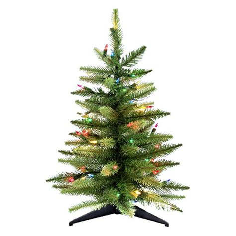 Kurt Adler 2 ft. Pre-Lit Tabletop Christmas Tree - Walmart.com - Walmart.com