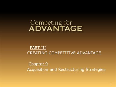 Merger and Acquisition Strategies