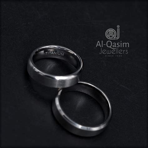 Titanium Wedding Band | Al Qasim Jewellers Titanium Engagement Ring