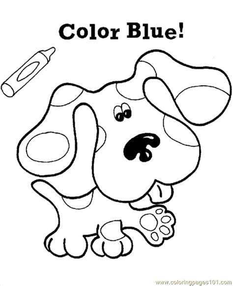 Free Blues Clues Printable Coloring Pages, Download Free Blues Clues ...